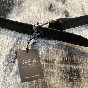 Charles Tyrwhitt Black Leather Belt
